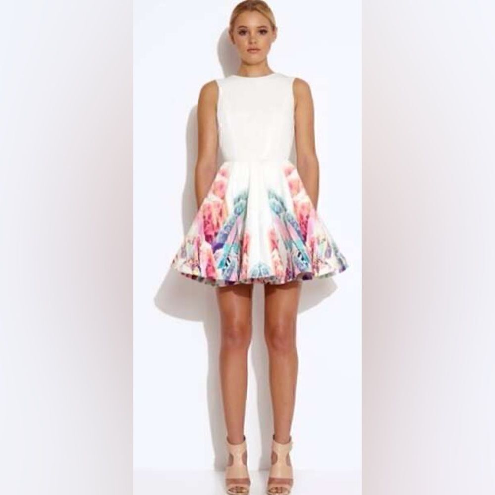AQ/AQ jacquard beautiful colorful crystals print